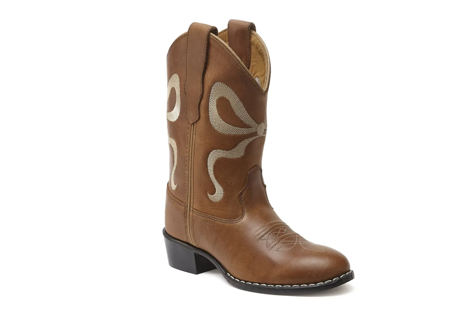 junior leren schoen Bootstock model Bow