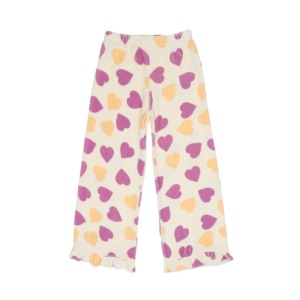 House of Jamie meisjes classic ruffled pants happy hearts hartjes