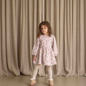 House of Jamie meisjes jurk floral winter muse print
