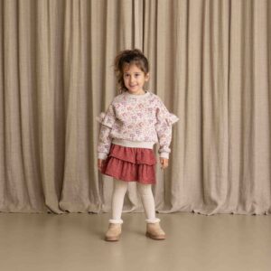 House of Jamie meisjes sweatshirt floral winter muse print
