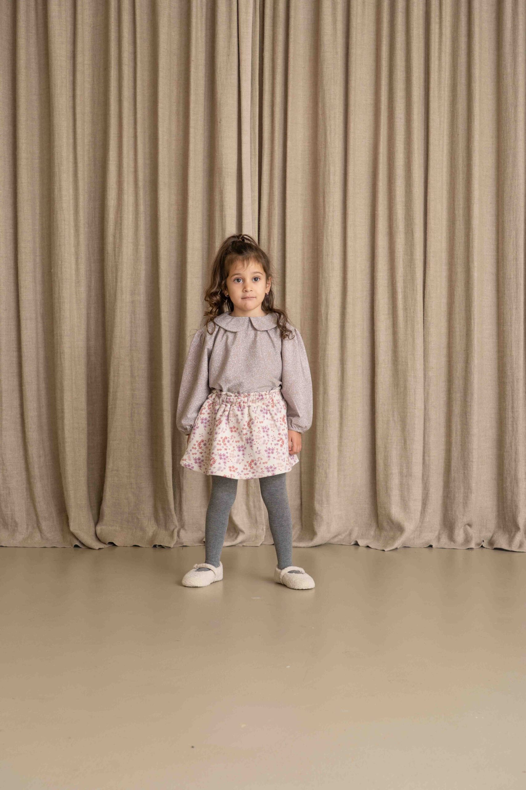 House of Jamie meisjes top mauve rose lurex