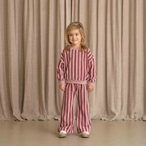 House of Jamie meisjes broek mauve rose lurex