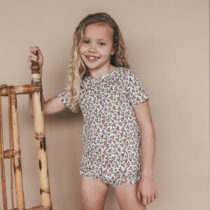 Salted Stories Set Sparkly Flower Bombay Brown