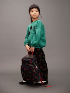 Mini Rodini Groen sweatshirt geborduurde Ritzratz patch