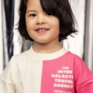 Travel agency split color T-shirt – Mini Rodini