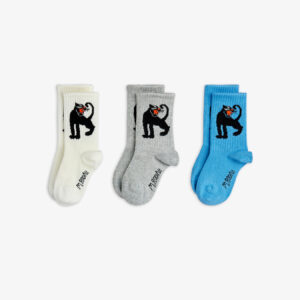 Mini Rodini | Panter 3-Pack Sokken | Multicolor