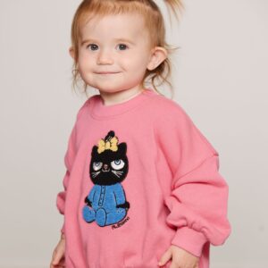 Mini Rodini | Kat Chenille Sweatshirt | Roze
