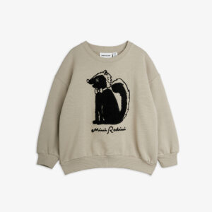 Skunk chenille sweatshirt