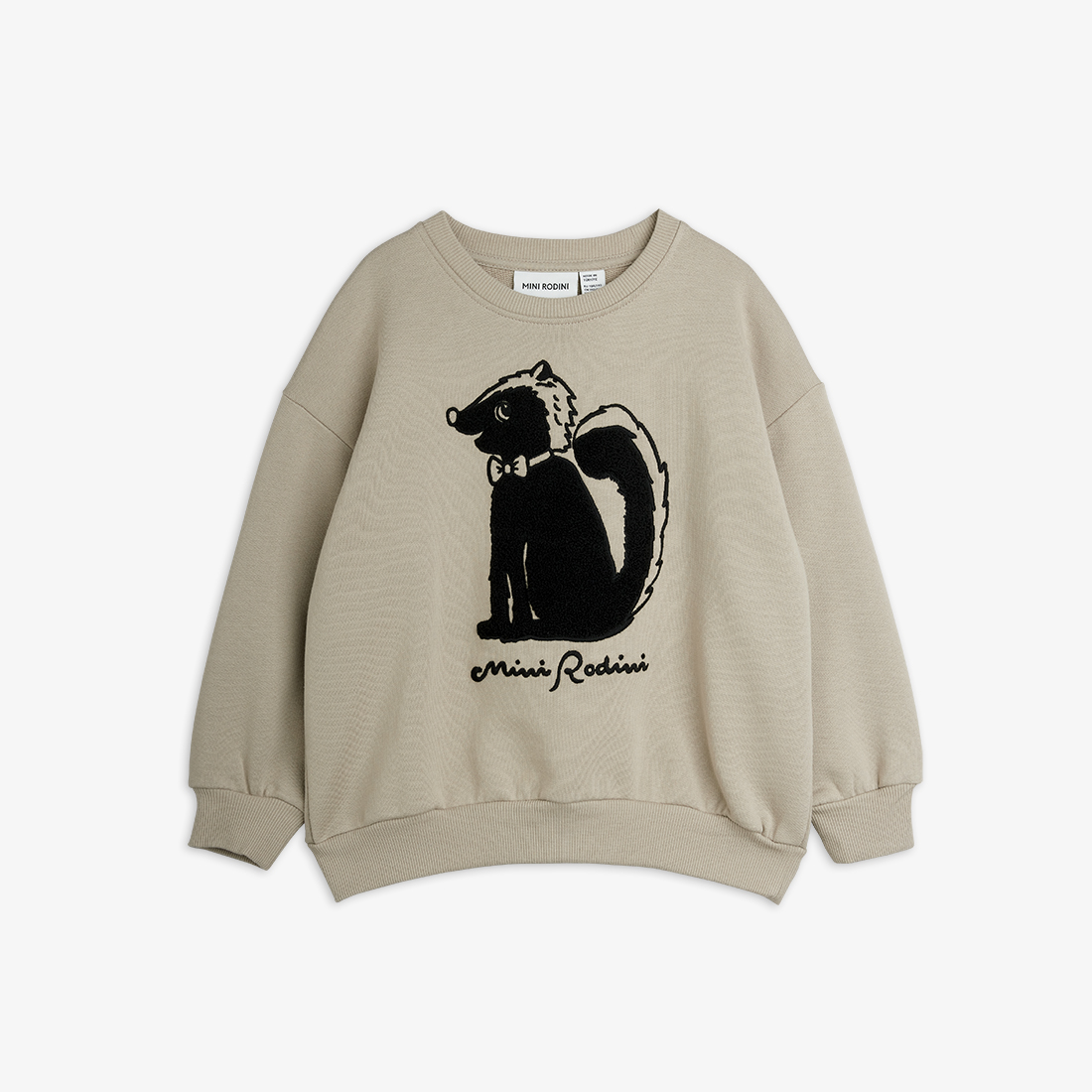 Skunk chenille sweatshirt