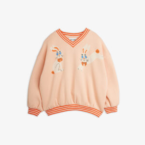 Mini Rodini Rabbits sp sweatshirt roze