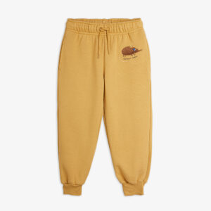 Mini Rodini Elephant shrew emb sweatpants beige