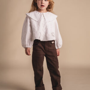 Baje Studio meisjes broek Maey Bruin choco