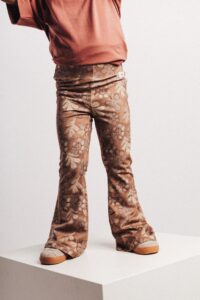 Saron Flare Brown Coconut meisjes – Baje Studio