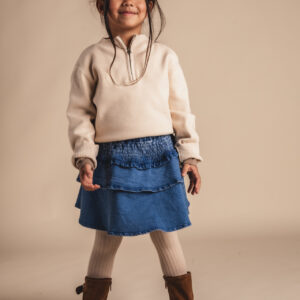 Baje Studio meisjes trui Meza Beige