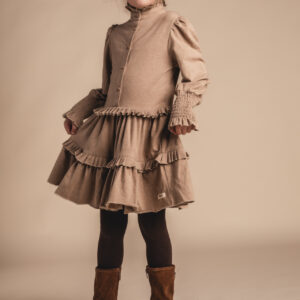 Baje Studio jurk Moule Licht taupe
