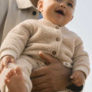 Baje Studio teddy vest Bent Taupe