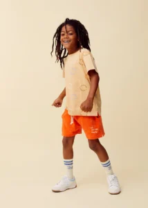Shorts Terry Block Forever Orange Sproet en Sprout