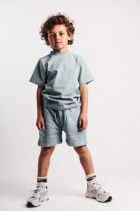 Arnedo pants short blue sea | Baje Studio