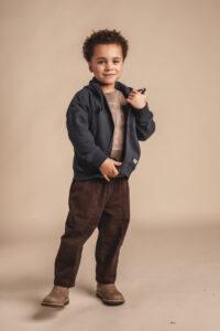 Baje Studio Valdez vest donkerblauw