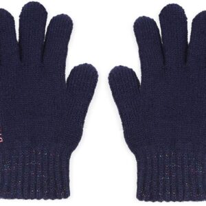 Donkerblauwe meisjes handschoenen met glitter – Billieblush