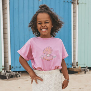 Your Wishes Wide Tee Orchid Haze meisjes T-shirt roze