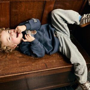 Daily Seven - Oversized Sweater Badges 920443 - 3930 - Odyssey Gray