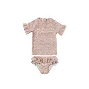 Swim Tee Set Tulip met Ruffles (UPF50+)