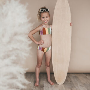 Salted Stories Bikini Multi Stripe Multicolor