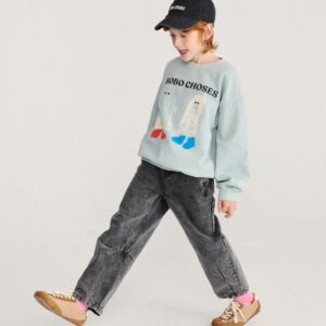 Bobo Choses Booty Ghosts Sweater Lichtblauw