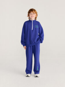 Bobo Choses Rechte Joggingbroek Marine blauw