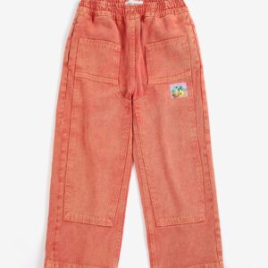 Bobo Choses Taxi Saurus Tag Twill Broek Rood