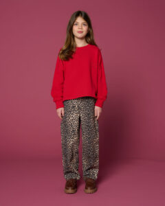 Petit Blush Ballon Fit Jeans Leopard