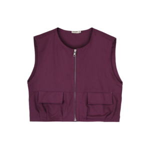 Jacky Sue Belle Vest Deep Burgundy bordeaux