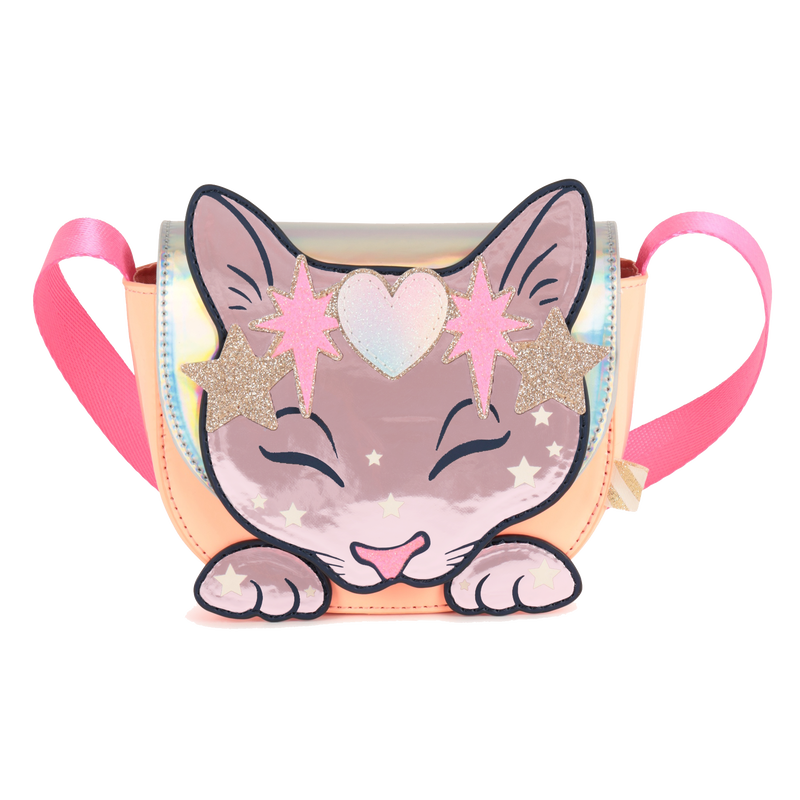 Billieblush meisjes handtas in de vorm van een kat met glitterdetails