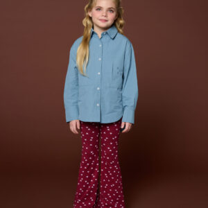 Bowie Flared Pants Hearts AOP 3
