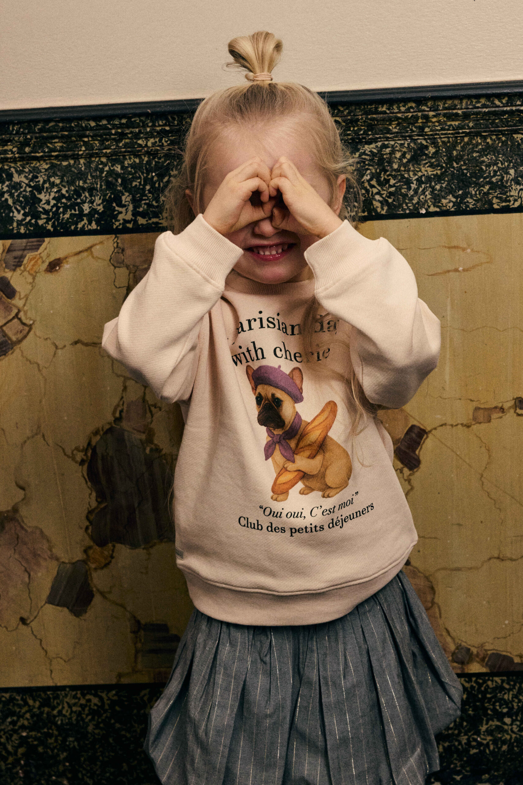 Sweater met schattige hond en tekst daily 7 930515