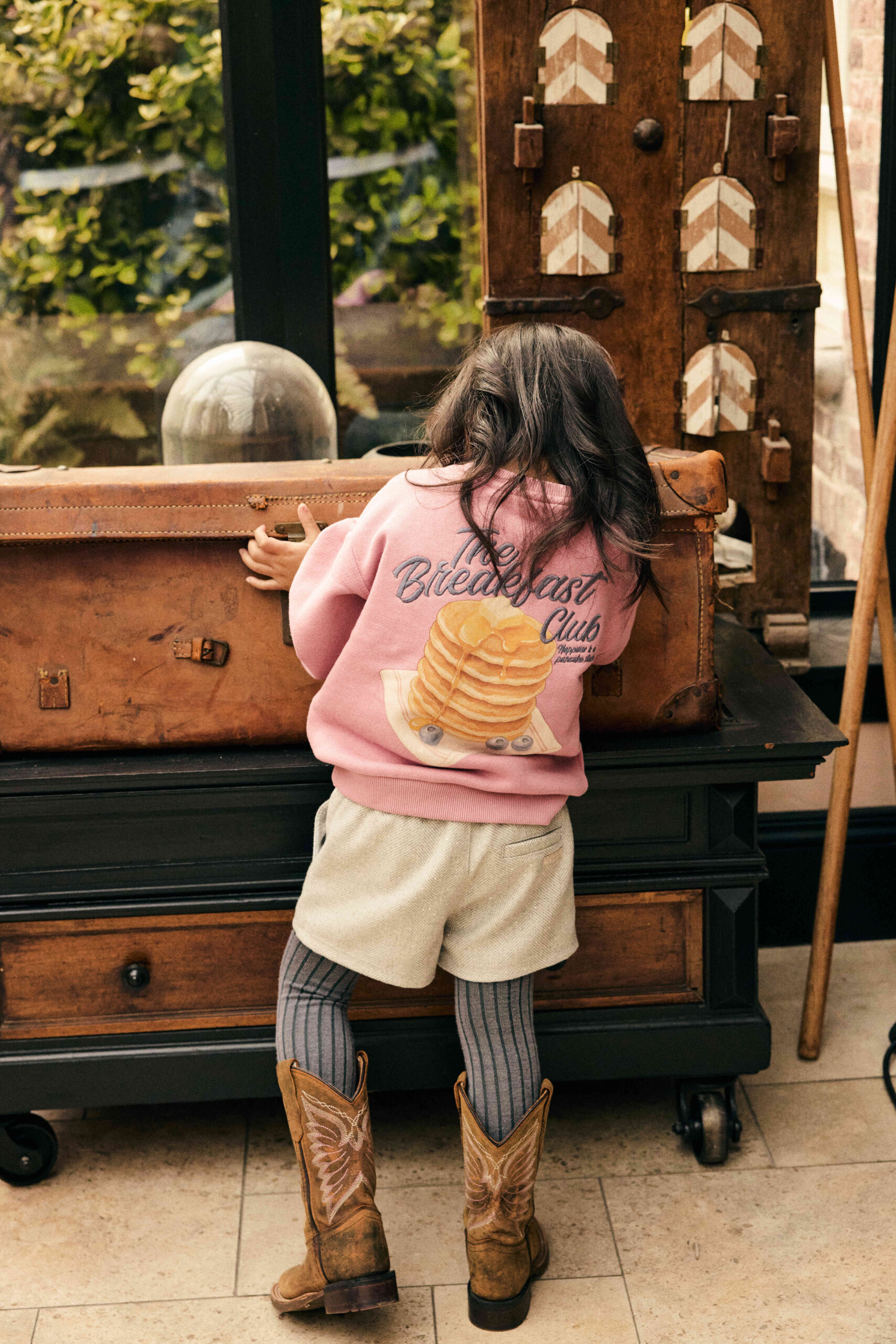 Roze sweatshirt met logo daily 7
