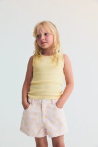 Smiley Tee Soft Lemon