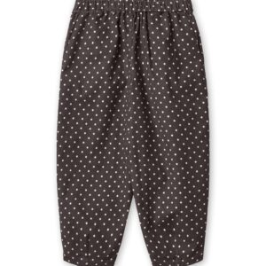 Fliink kinderen broek stippen bruin Coffee Bean Dot