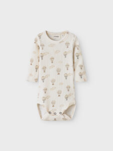Lil' Atelier romper baby luchtballon wit