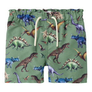 Name It jongens zwemshort groen dinosaurus
