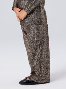 Wide Pant Glitter Broek Meisjes