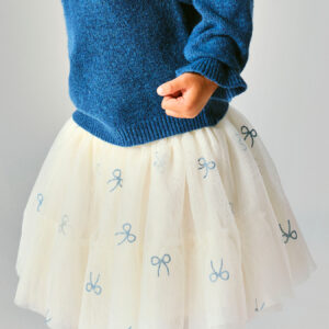 Name It meisjes tulle rok wit Antique White Vintage Indigo gerecycled polyester