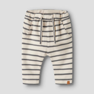 Lil' Atelier baby polo body wit biologisch katoen drukknoopjes