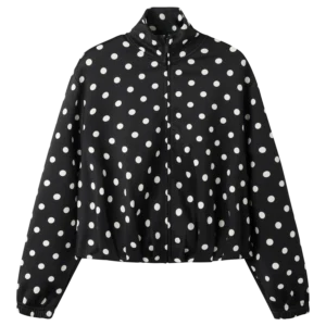 Name It meisjes zip balloon sweater zwart Black Beauty scuba knit