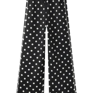 Name It meisjes wide sweat pant zwart Black Beauty scuba knit