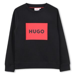 Hugo hooded cardigan blauw