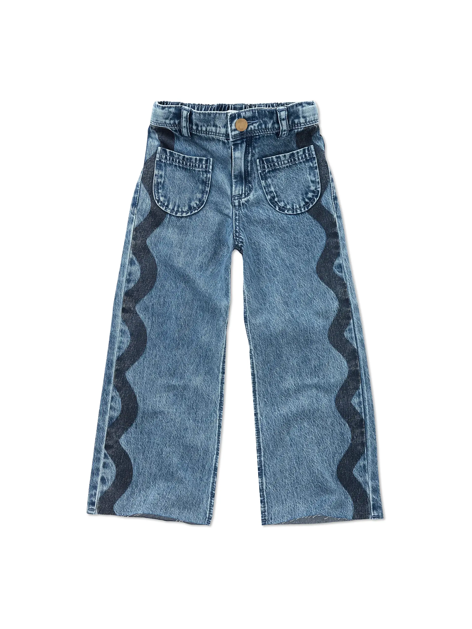 Girls straight denim Blue denim primary