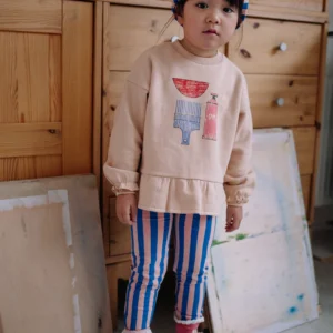 Sproet en Sprout Girls Sweatshirt Ruffle Vanilla Vanilla