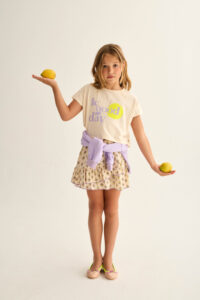 Soft slub cotton T-shirt ivory Cozmo